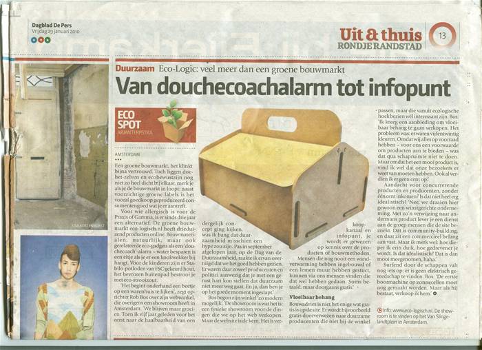 Van Douche coach alarm tot info punt.